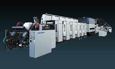 komori press system heatset grain printing